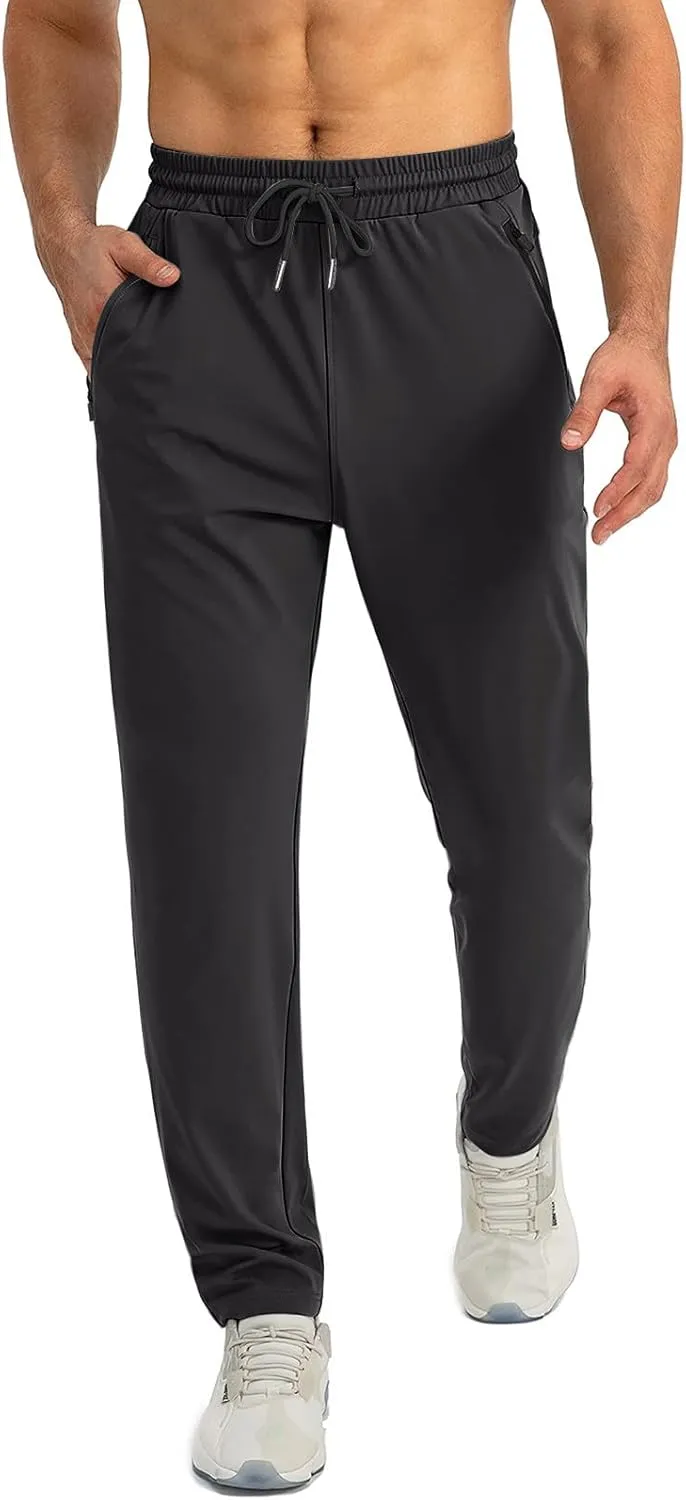 2025 Men's Casual Pants Drawstring Zipper Breathable Cotton Pants