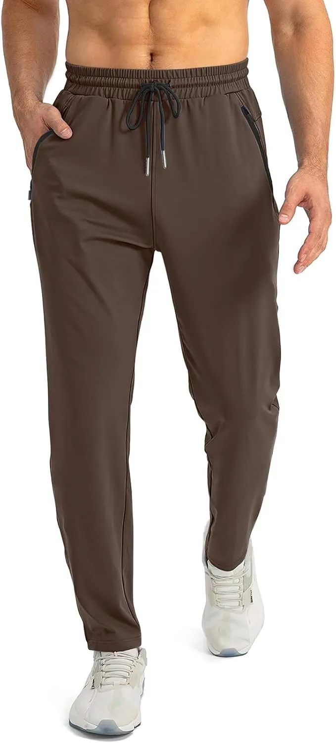 2025 Men's Casual Pants Drawstring Zipper Breathable Cotton Pants