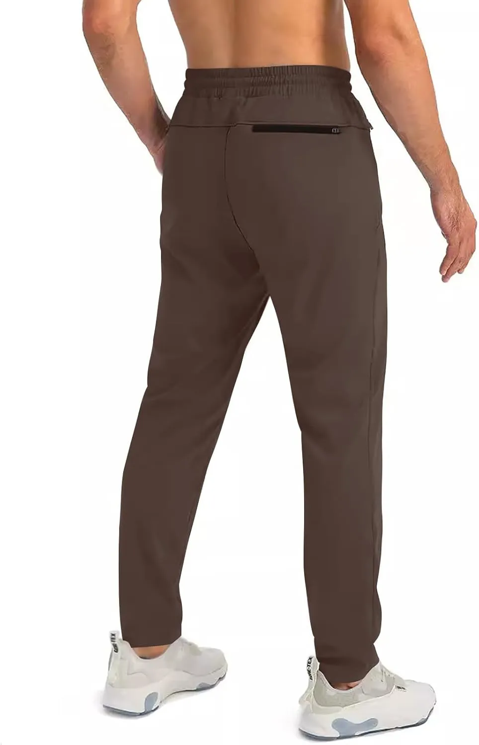 2025 Men's Casual Pants Drawstring Zipper Breathable Cotton Pants