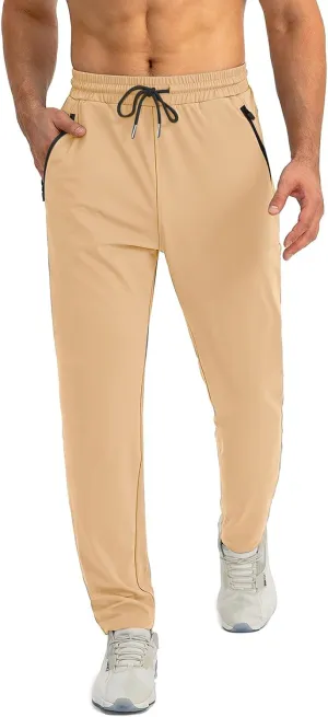 2025 Men's Casual Pants Drawstring Zipper Breathable Cotton Pants