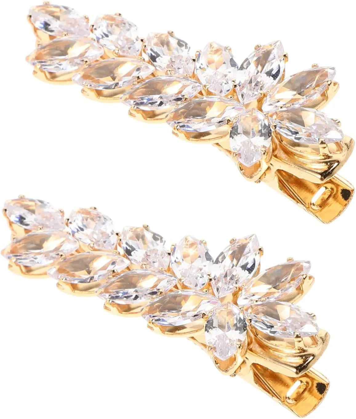 2pcs Sparkly Hair Barrettes for Elegant Alligator Clips Fancy Hair Accessories for Year Celebrations Durable Versatile