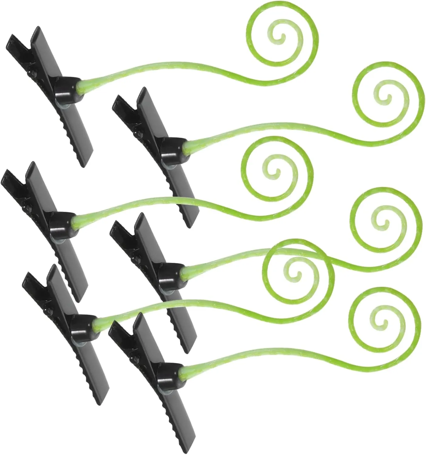 50pcs Grass Hair Clips for Women Cute Simulation Curly Hairpins Fun Accessories for Headdress Lightweight and Comfortable to Wear