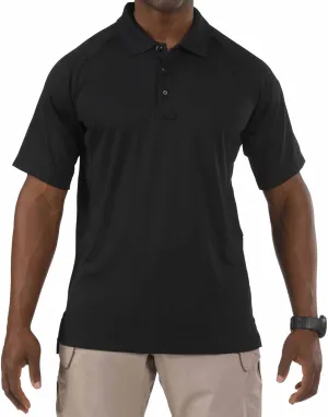 5.11 Tactical Men's Performance Short Sleeve Polo, 100% Polyester, Moisture Wicking, Style 71049