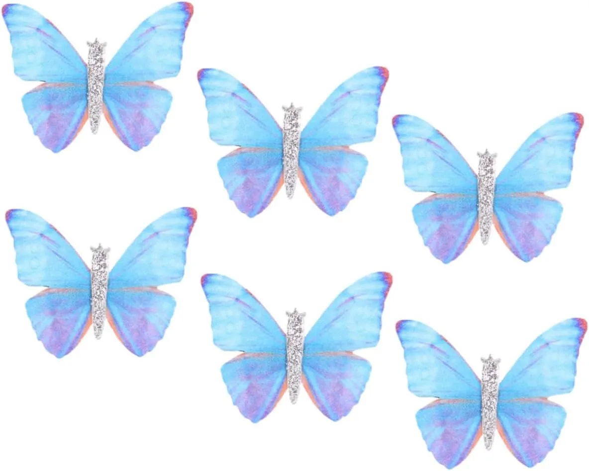 6pcs Butterfly Hair Clips for Women and Dreamy Duckbill Hair Accessories Secure Fit Mini Decorative Clips for Unique Hairstyles