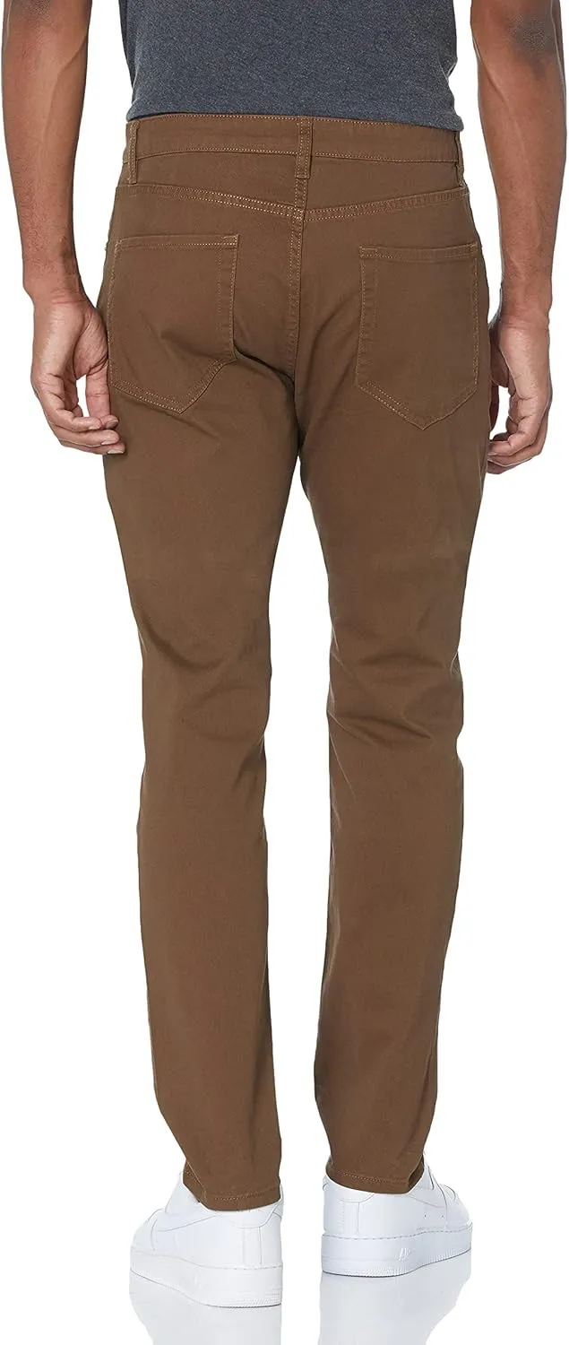 Amazon Essentials Men's Slim-Fit Pants, 5-Pocket Stretch Twill Design