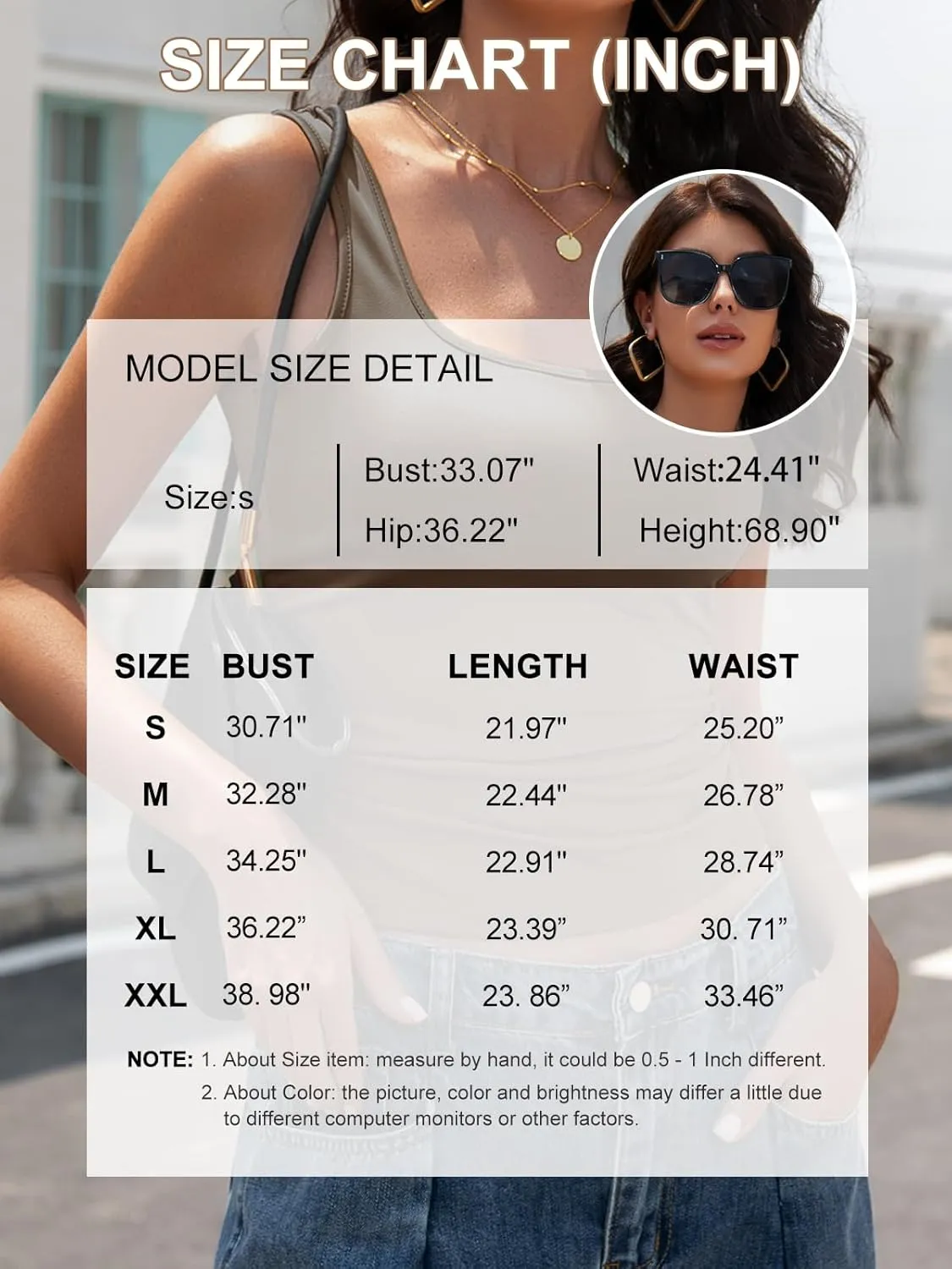 Anbech Womens 2025 Square Neck Tank Tops 2 Pack 3 Pack Sleeveless T Shirt Double Layer Basic Tees