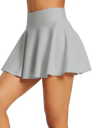 baleaf Women's Tennis Skirts High Waisted Tummy Control Pleated Athletic Golf Skorts Skirts for Running with 2 Pockets