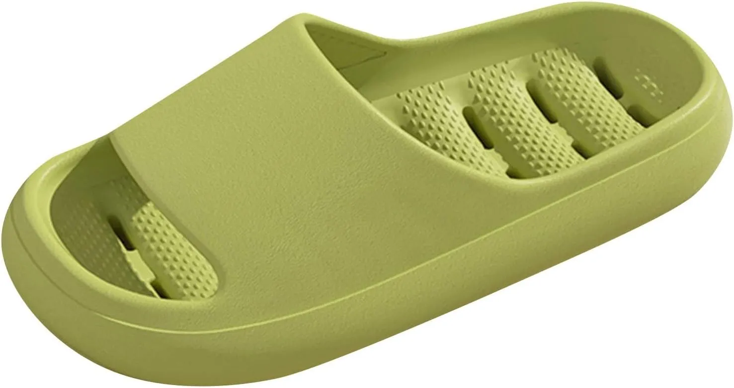 Bath Slippers Womens Sandals with Arch Support Shower Shoes for Living Room Pool Beach Spa Public Showers