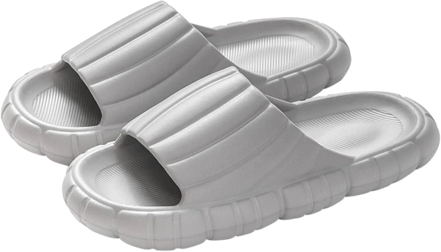 Bath Slippers Women's Slippers with Arch Support Ultra Comfort Non-Slip Shower Sandals Indoor and Outdoor