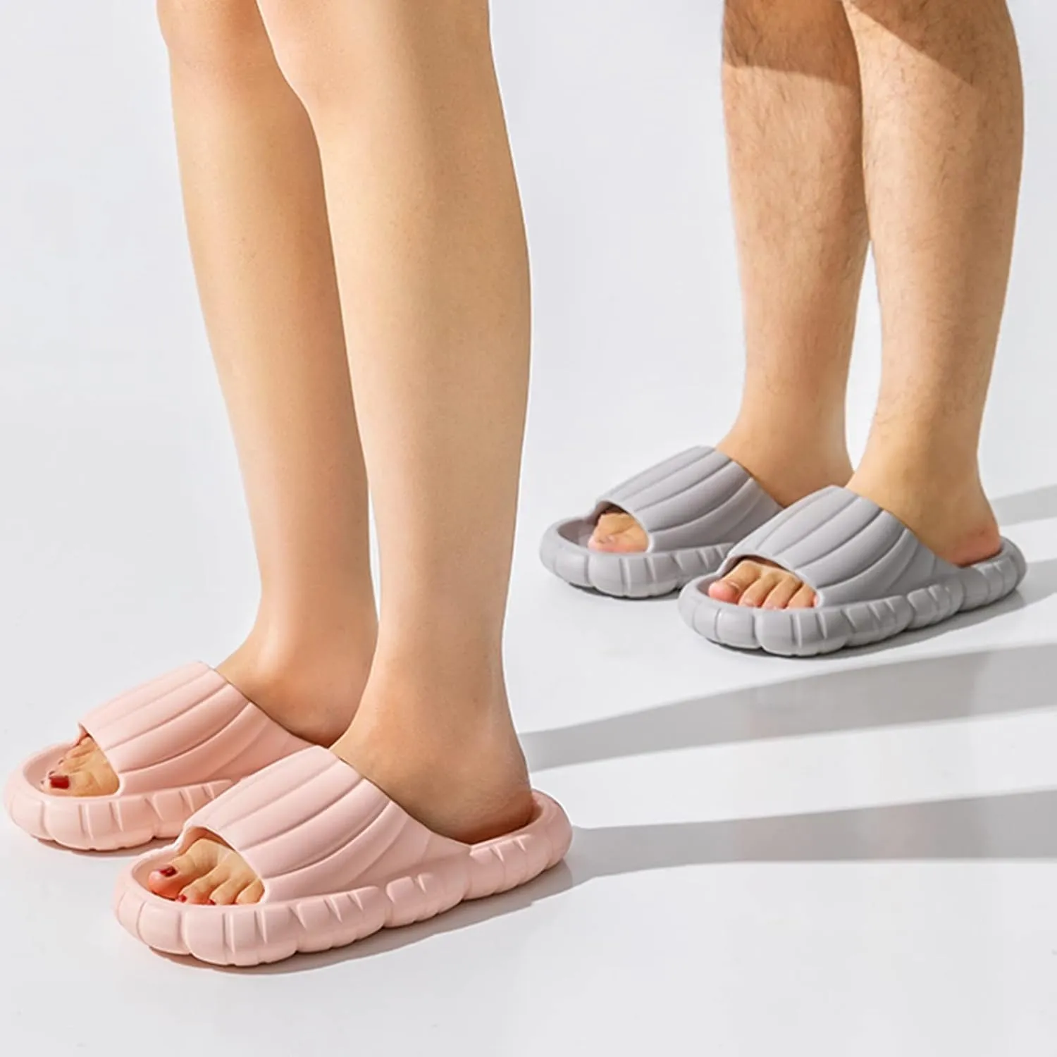 Bath Slippers Women's Slippers with Arch Support Ultra Comfort Non-Slip Shower Sandals Indoor and Outdoor