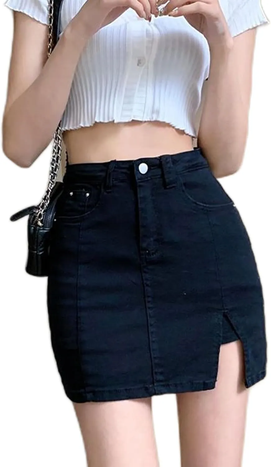 Bloomy Skorts, Women's Stretchy High Waisted Skort with Built-in Shorts, for Yoga Gym Travel, Plus Size