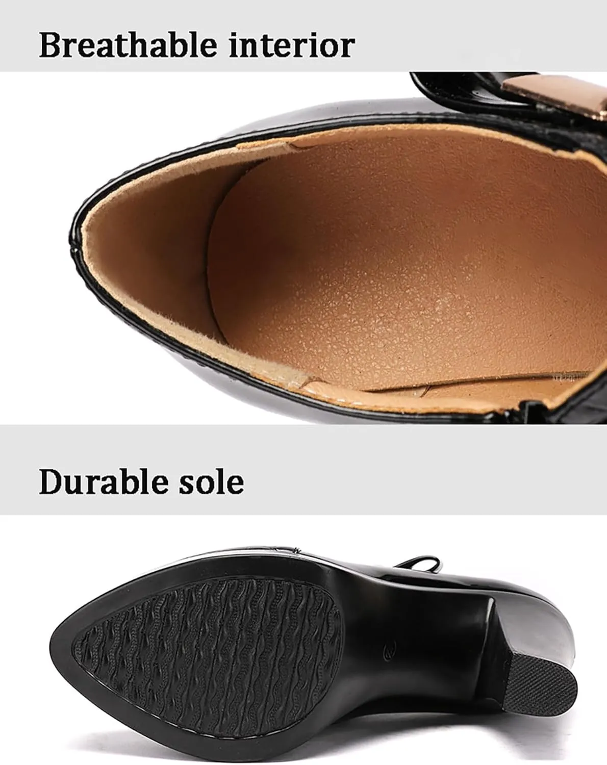 Boots for Women 2025 High Heel Waterproof Shoes Extra Wide Calf Cowboy Rain Snow Chelsea Fashion Booties