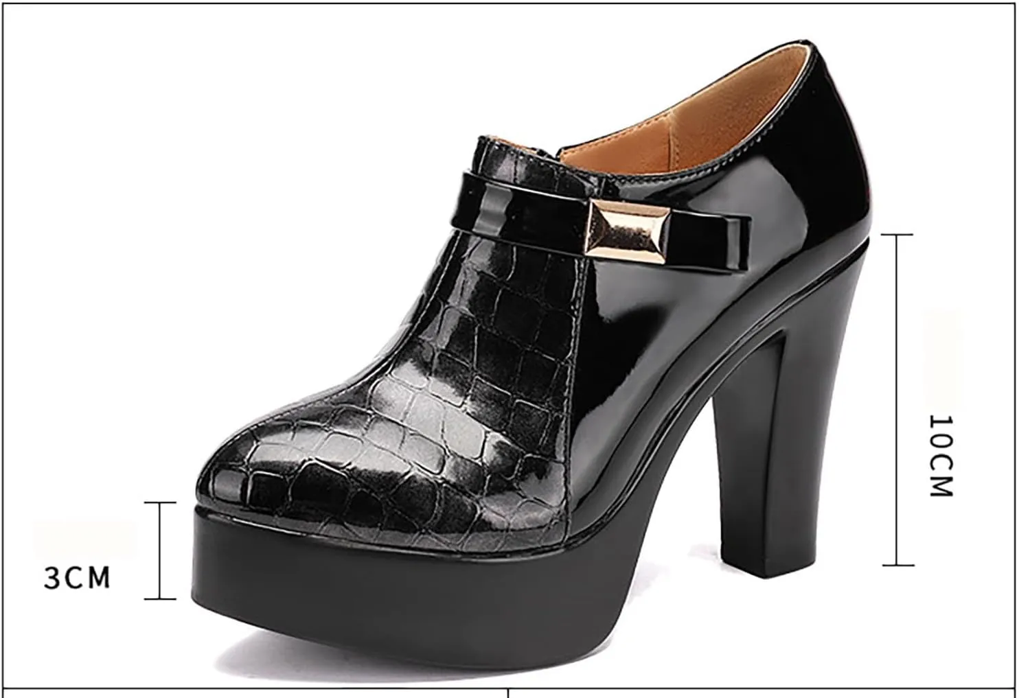 Boots for Women 2025 High Heel Waterproof Shoes Extra Wide Calf Cowboy Rain Snow Chelsea Fashion Booties
