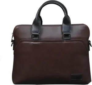 Briefcases Messenger Bags Laptop Bag Vintage MenBriefcase Business Office Handbag Leather Shoulder Messenger Bag for Laptop Crossbody Bags