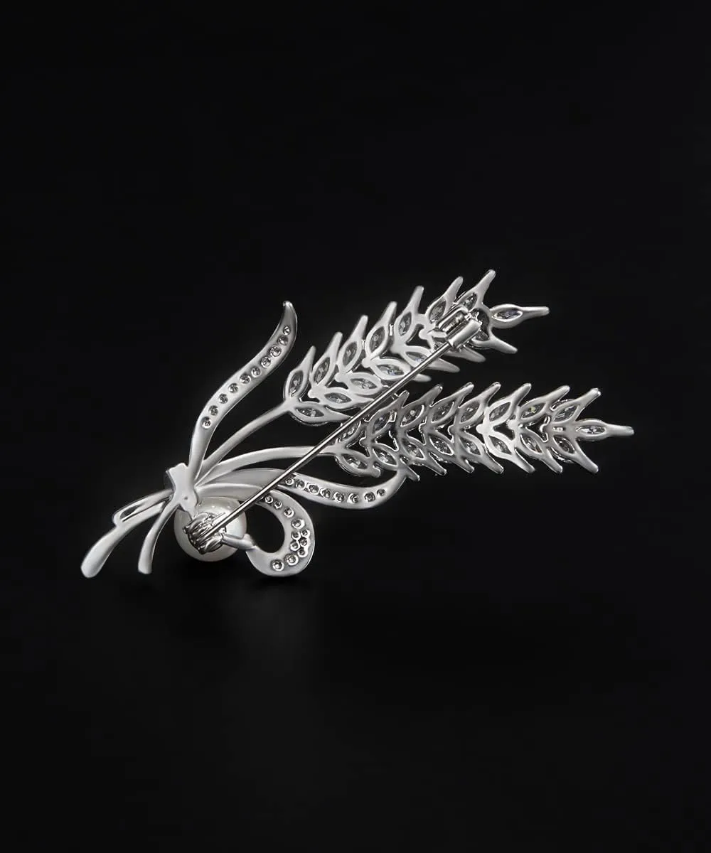 Brooches for Women, Cubic Zirconias Brooch Pins Elegant Fashionable Bouquet Pins Broach Jewelry for Wedding Party Birthday Banquet