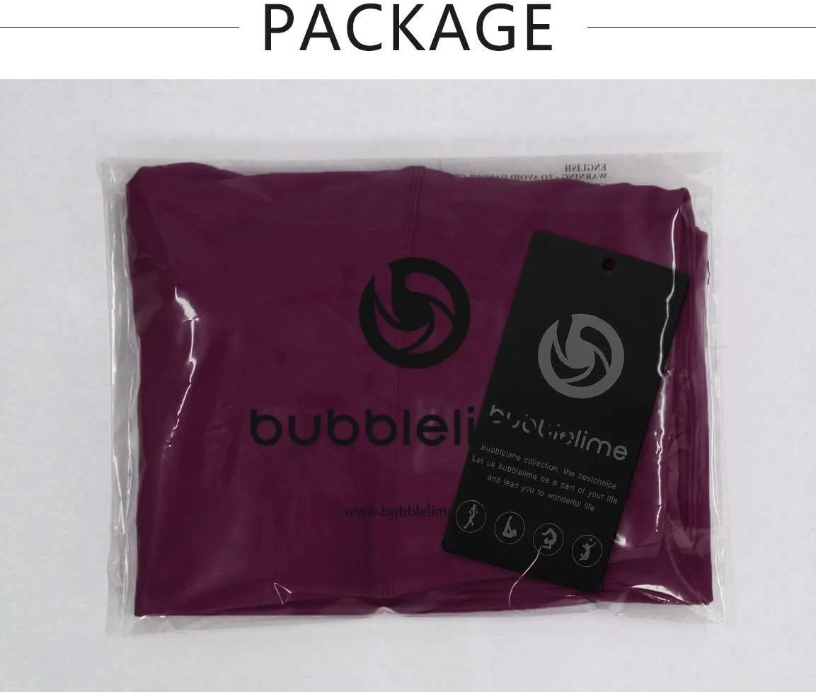 BUBBLELIME 25"/26"/27"/28" Basic/Super High Waist/Embossed Pattern Yoga Pants Running Workout Leggings Tummy Control