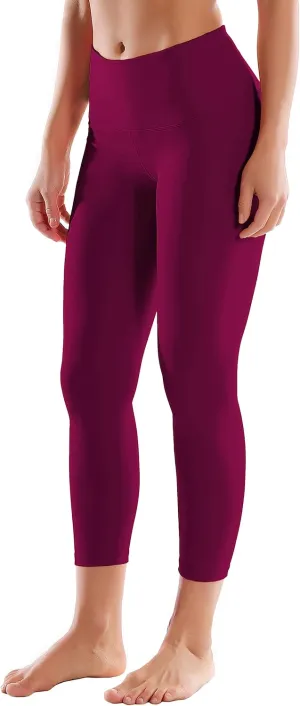 BUBBLELIME 25"/26"/27"/28" Basic/Super High Waist/Embossed Pattern Yoga Pants Running Workout Leggings Tummy Control