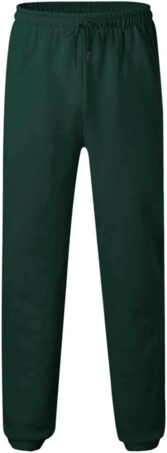 Cargo Pants for Men Relaxed Fit Army Cargo Pants Sports Mens Premium Slim Fleece Pants Zipper Pockets Athletic Jogger