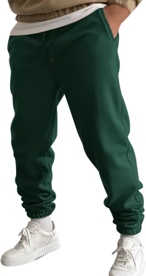 Cargo Pants for Men Relaxed Fit Army Cargo Pants Sports Mens Premium Slim Fleece Pants Zipper Pockets Athletic Jogger