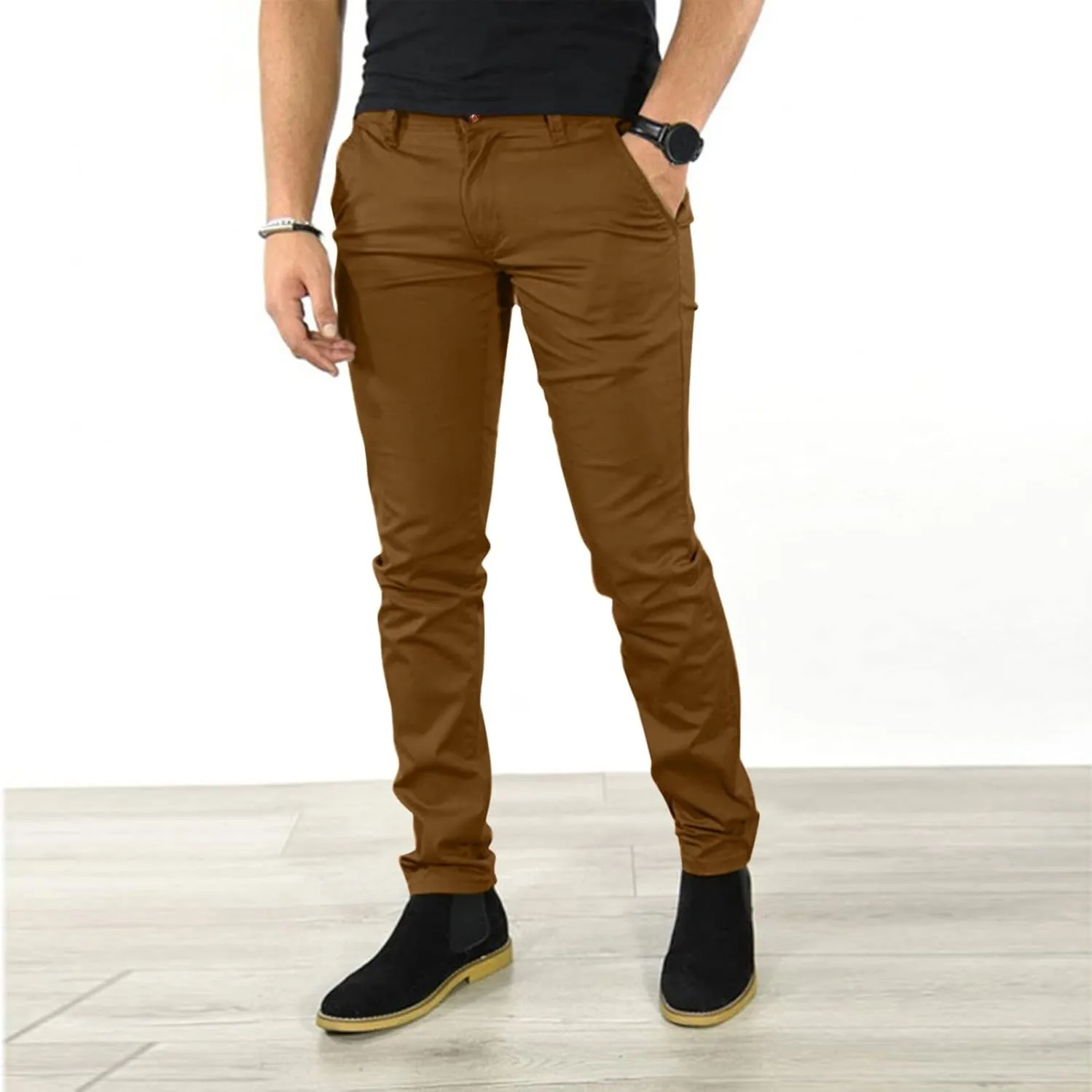 Cargo Pants for Men Relaxed Fit Cargo Sweatpants Heavyweight Fleece Active Gym Workout Sweat Pants Men's Sweatpants