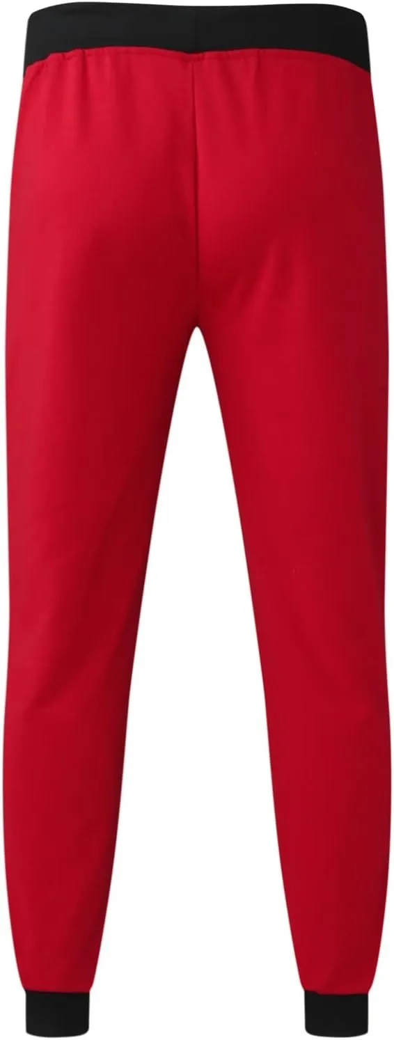 Cargo Pants for Men Relaxed Fit Heavyweight Fleece Cargo Sweatpant Stretch Elastic Waist Jogger Sport Pant Drawstring