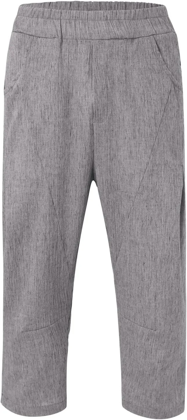Cargo Pants for Men Relaxed Fit Jogger Sweatpants Drawstring Outdoor Trousers with Pockets Men's Cotton Multi-Pockets
