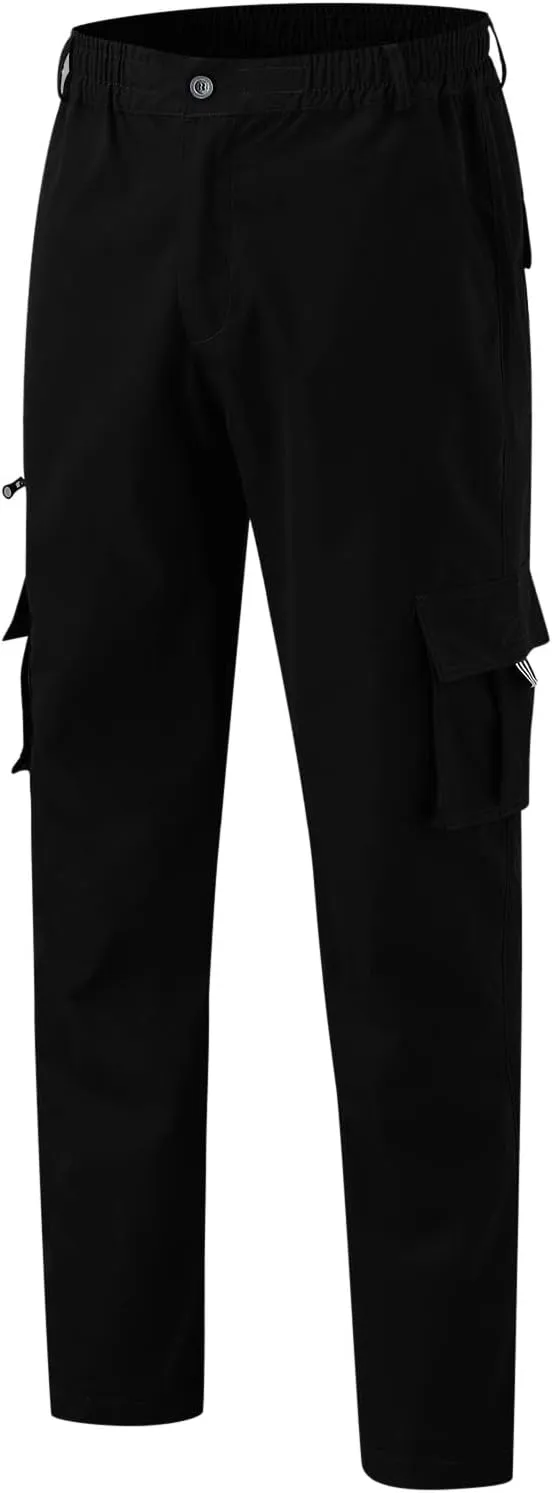 Cargo Pants for Men Relaxed Fit Mens Cargo Pants Jogger Work Pants 6 Pocket Full Outdoor Casual Sweatpants Sweatpants