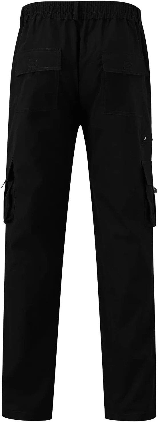 Cargo Pants for Men Relaxed Fit Mens Cargo Pants Jogger Work Pants 6 Pocket Full Outdoor Casual Sweatpants Sweatpants