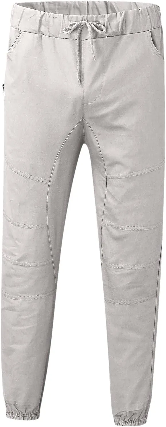 Cargo Pants for Men Relaxed Fit Mens Cargo Pants Sweatpants Men's Heavyweight Cargo Fleece Sweatpants Stretch Elastic