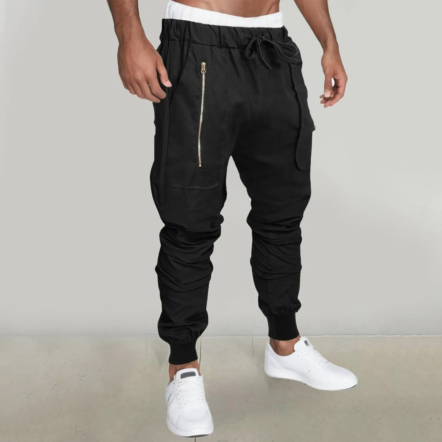 Cargo Pants for Men Relaxed Fit Mens Cargo Pants Workwear Sport Outdoor Trousers with Multi Pockets Men's Cargo Pants