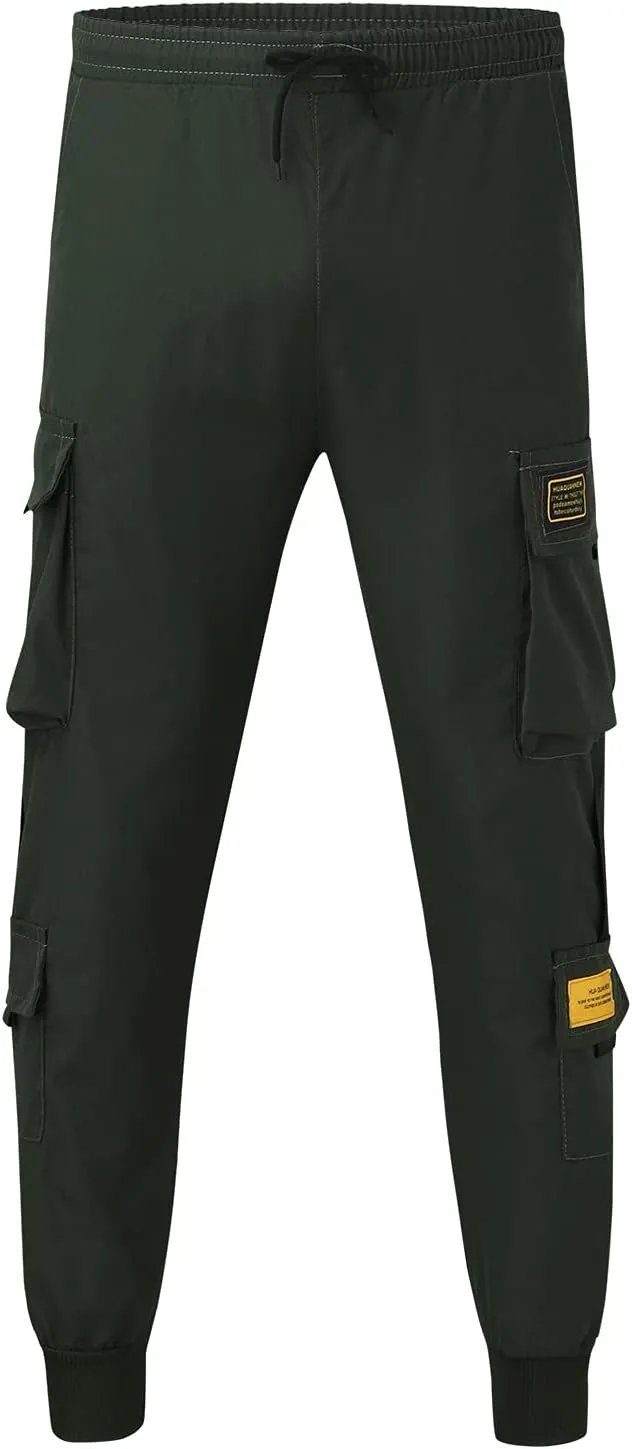 Cargo Pants for Men Relaxed Fit Men's Military Tactical Pants Big and Tall Work Hiking Trousers Workout Joggers Baggy
