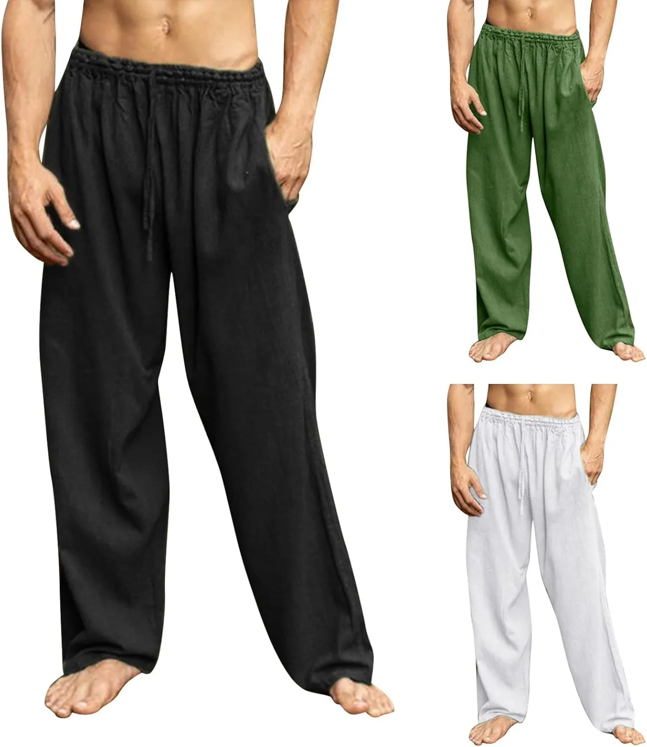 Cargo Pants for Men Relaxed Fit Moccasins Mens Joggers Casual Lightweight Loose Cargo Pants Sweatpants with Pockets