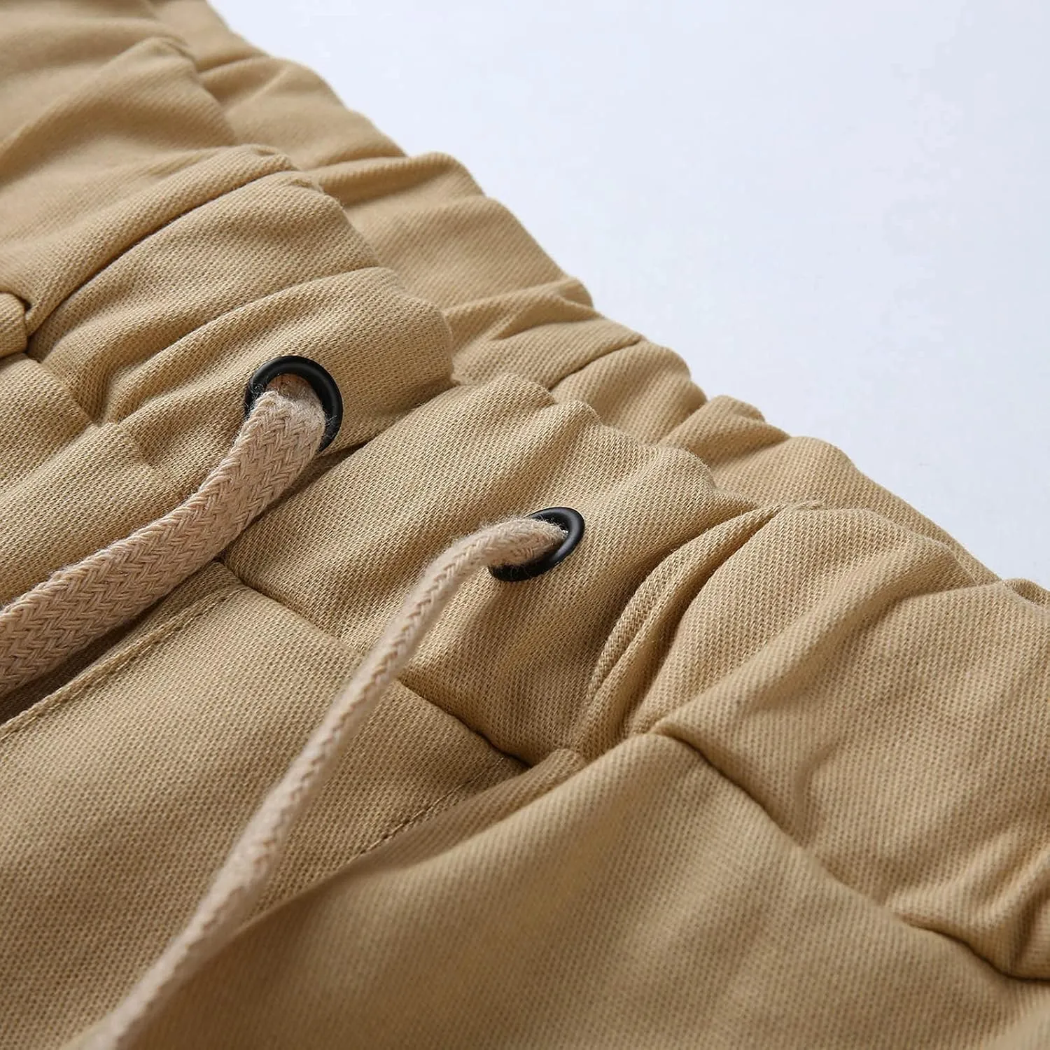 Cargo Pants for Men Relaxed Fit Pants Pocket Loose Fleece Casual Pants Men Fashion Elastic Waist Joggers Cargo Pants