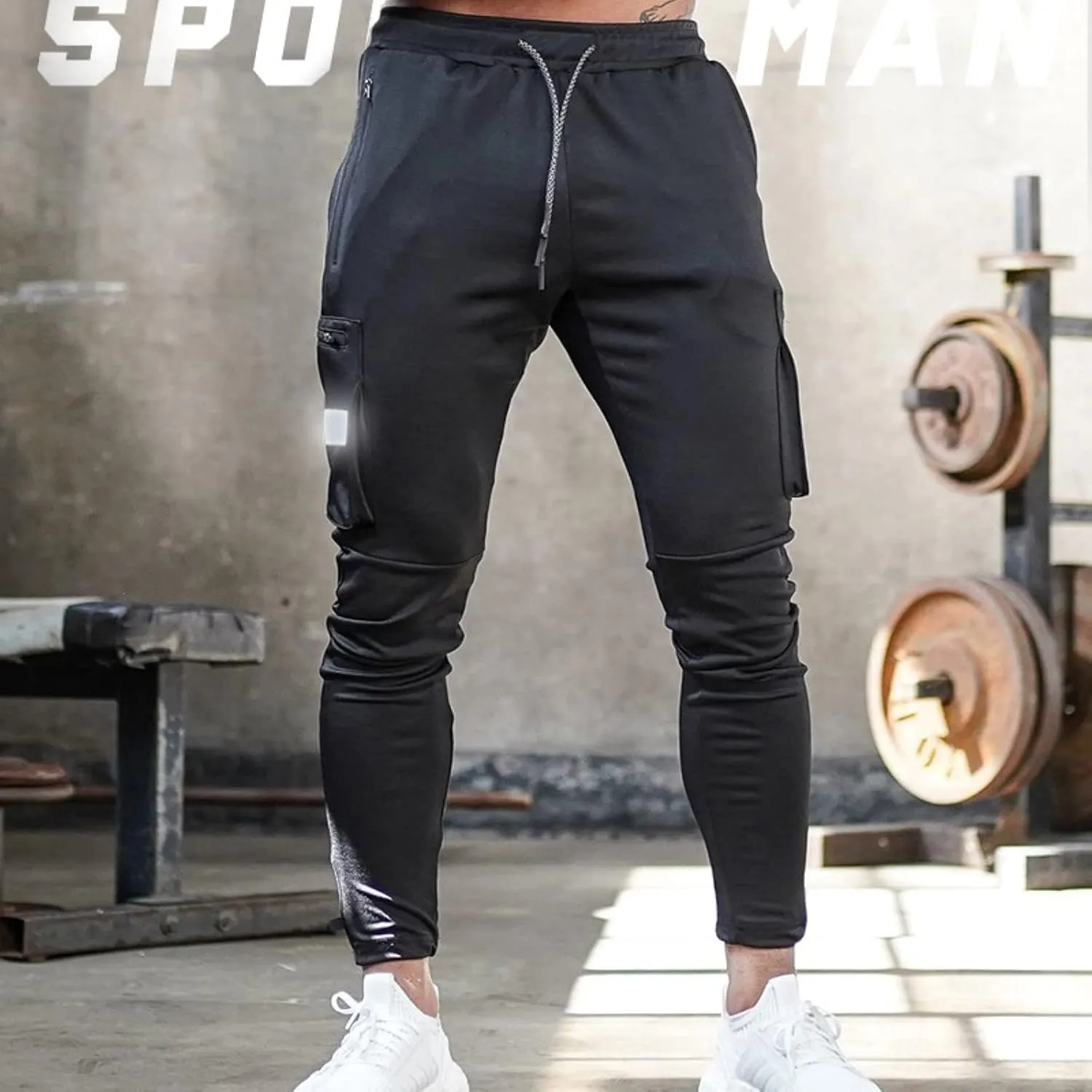 Cargo Pants for Men Relaxed Fit Running Workout Sweatpants Tapered Athletic Track Pants with Pockets Pants for Men