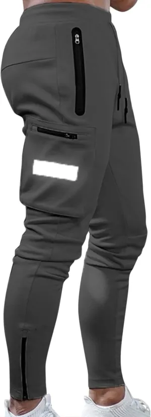 Cargo Pants for Men Relaxed Fit Running Workout Sweatpants Tapered Athletic Track Pants with Pockets Pants for Men