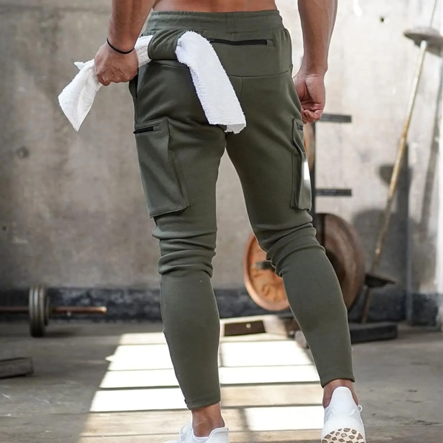 Cargo Pants for Men Relaxed Fit Running Workout Sweatpants Tapered Athletic Track Pants with Pockets Pants for Men
