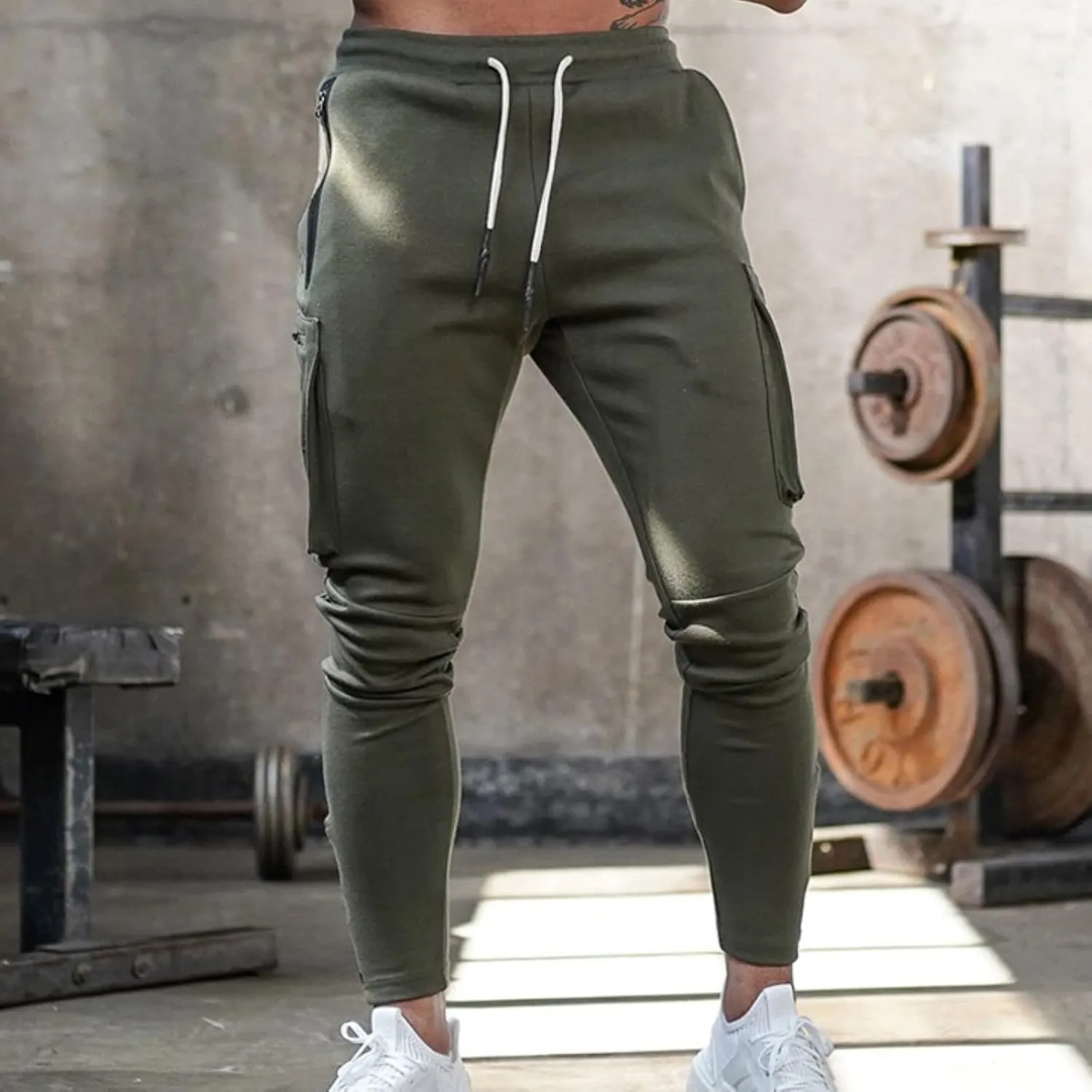 Cargo Pants for Men Relaxed Fit Running Workout Sweatpants Tapered Athletic Track Pants with Pockets Pants for Men