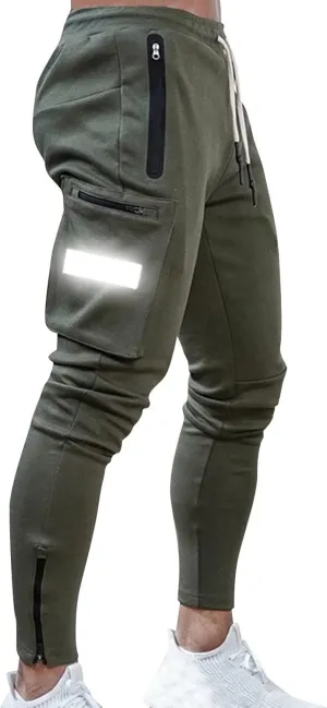 Cargo Pants for Men Relaxed Fit Running Workout Sweatpants Tapered Athletic Track Pants with Pockets Pants for Men