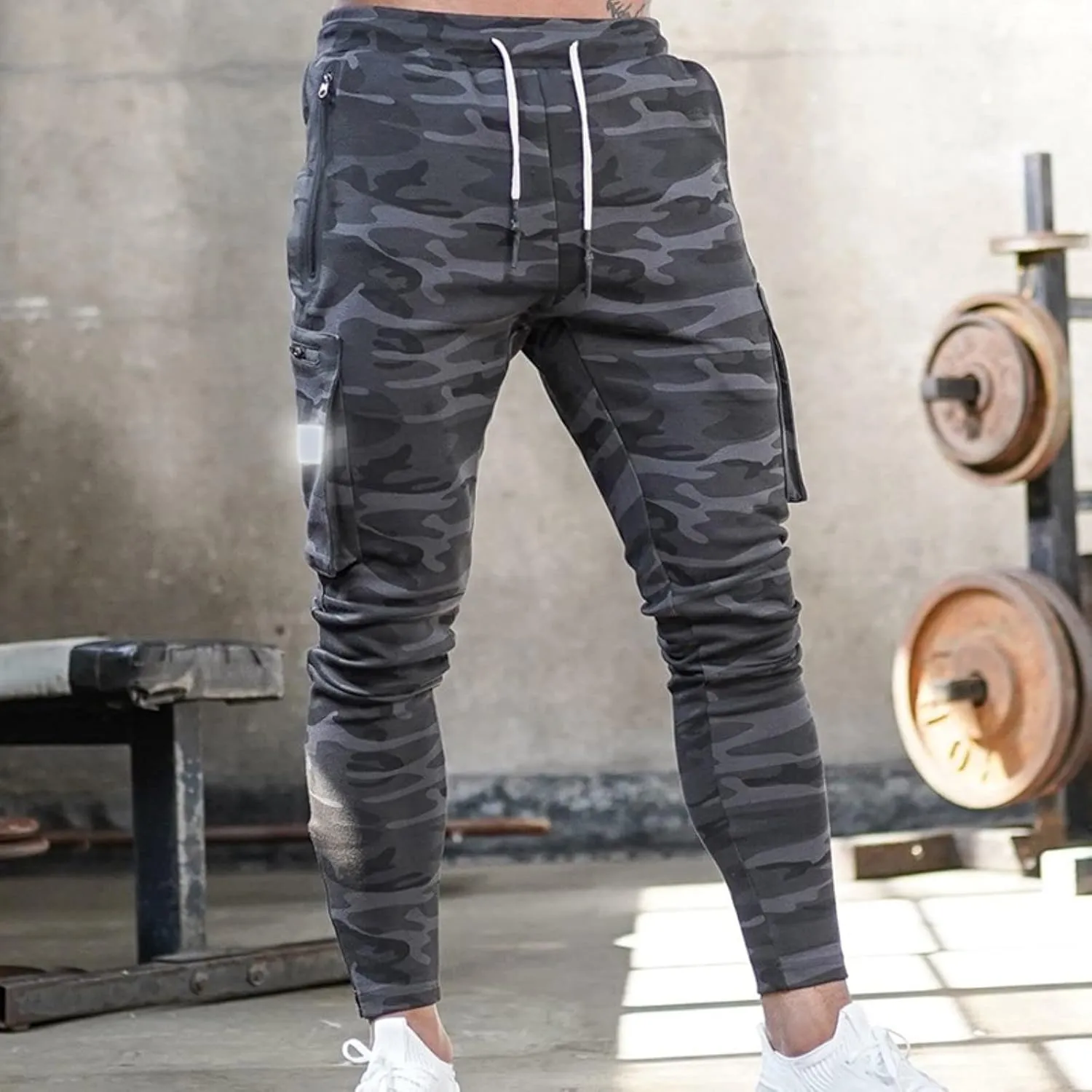 Cargo Pants for Men Relaxed Fit Running Workout Sweatpants Tapered Athletic Track Pants with Pockets Pants for Men