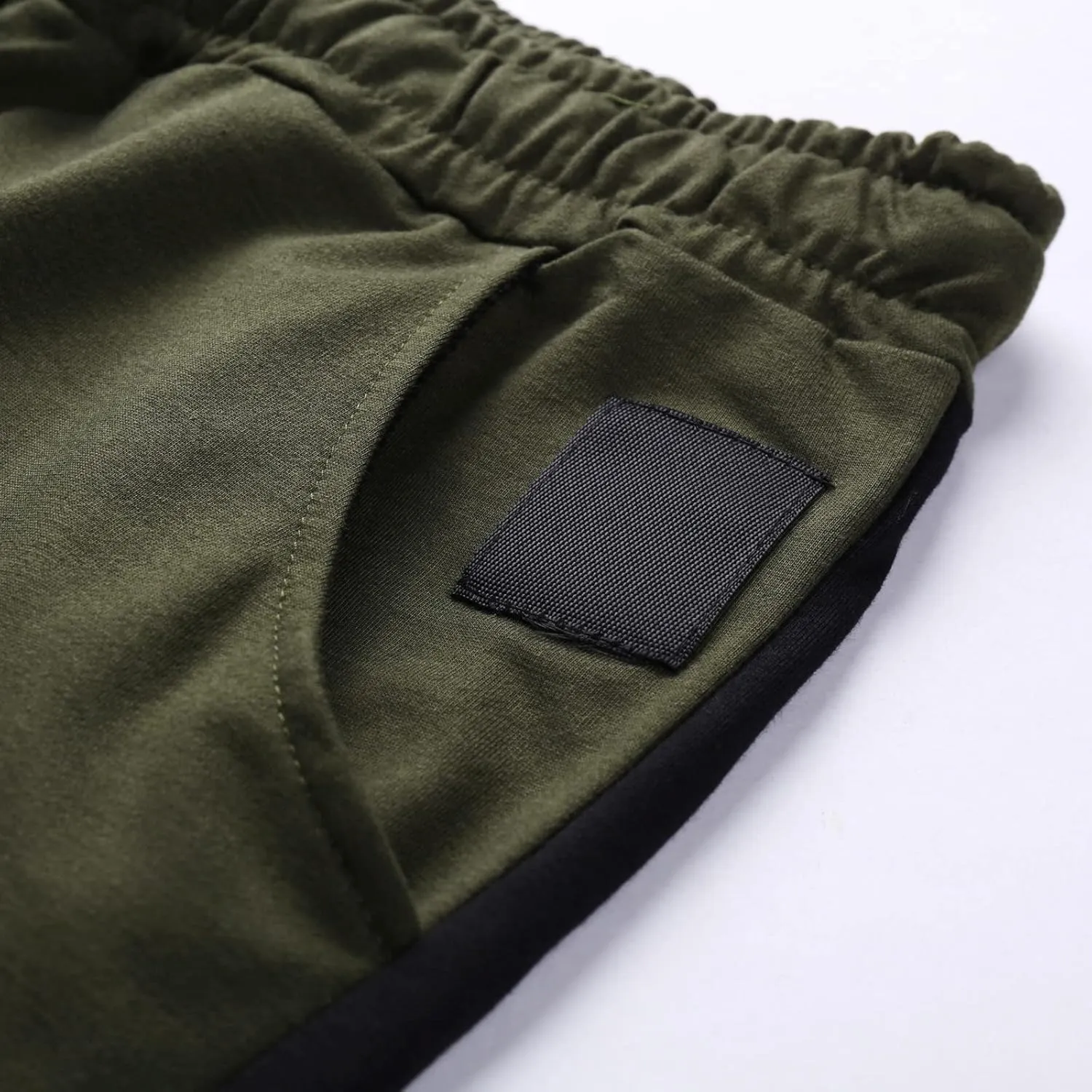 Cargo Pants for Men Relaxed Fit Stretch Elastic Waist Athletic Workout Jogger Pants Drawstring Sport Trousers Men's