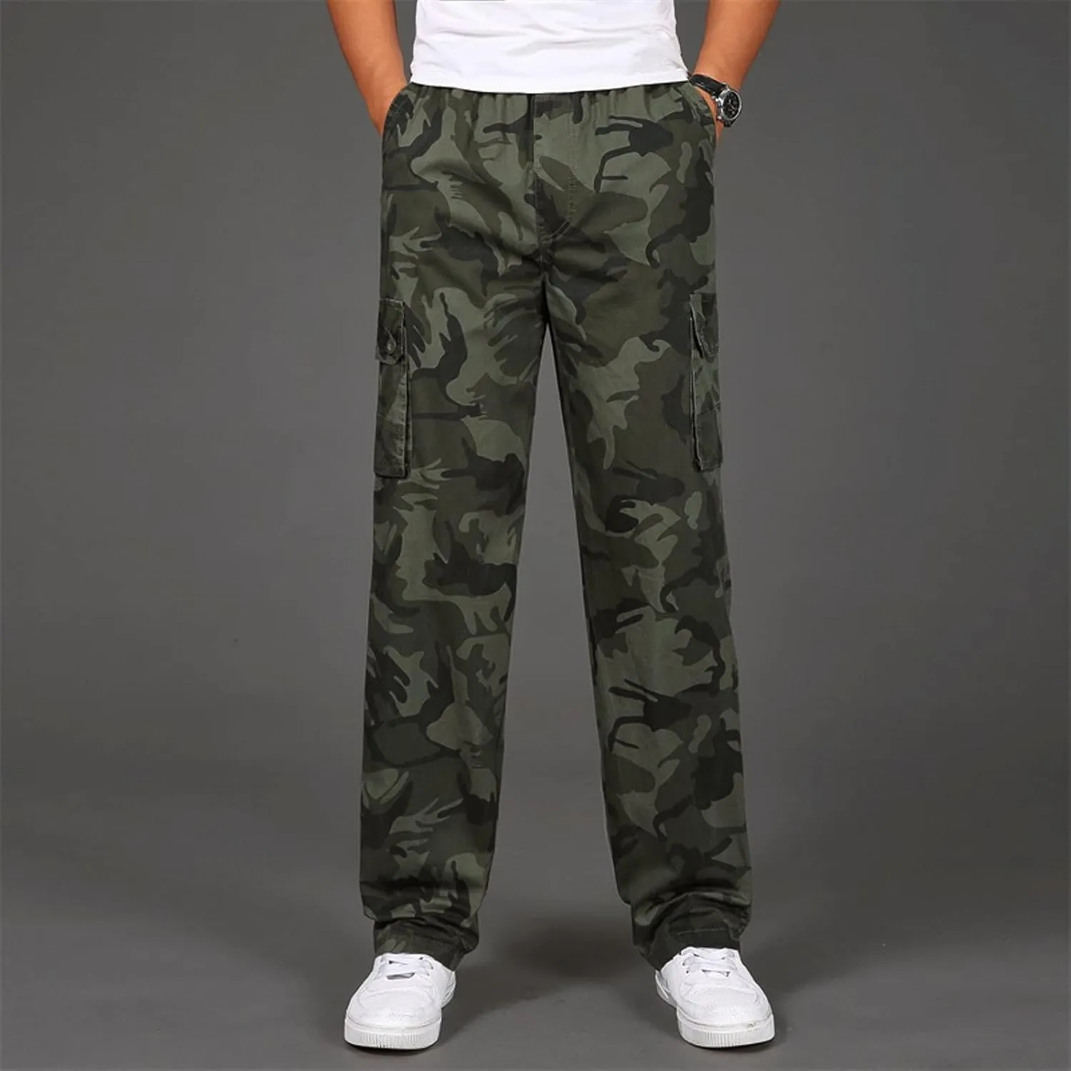 Cargo Pants for Men Relaxed Fit Tapered Sweatpant Casual Athletics Jogger Mens Casual Pants Mens Lounge Pants Fashion
