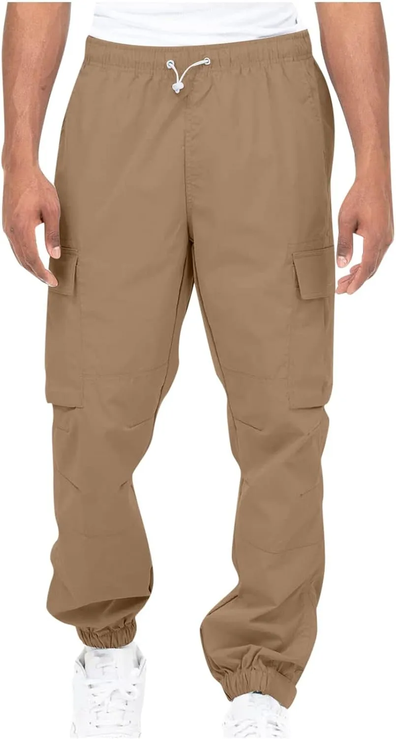 Cargo Pants for Men Relaxed Fit Workout Sweatpants Men's Trousers Straight Leg Mens Cargo Pants Men's Stretch Joggers