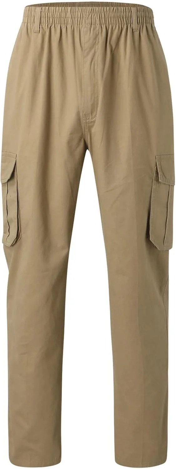 Cargo Pants for Men,Mens Pants Cargo Joggers Fleece Sweatpants Casual Slim Fit Pant Chino Trousers with Pockets