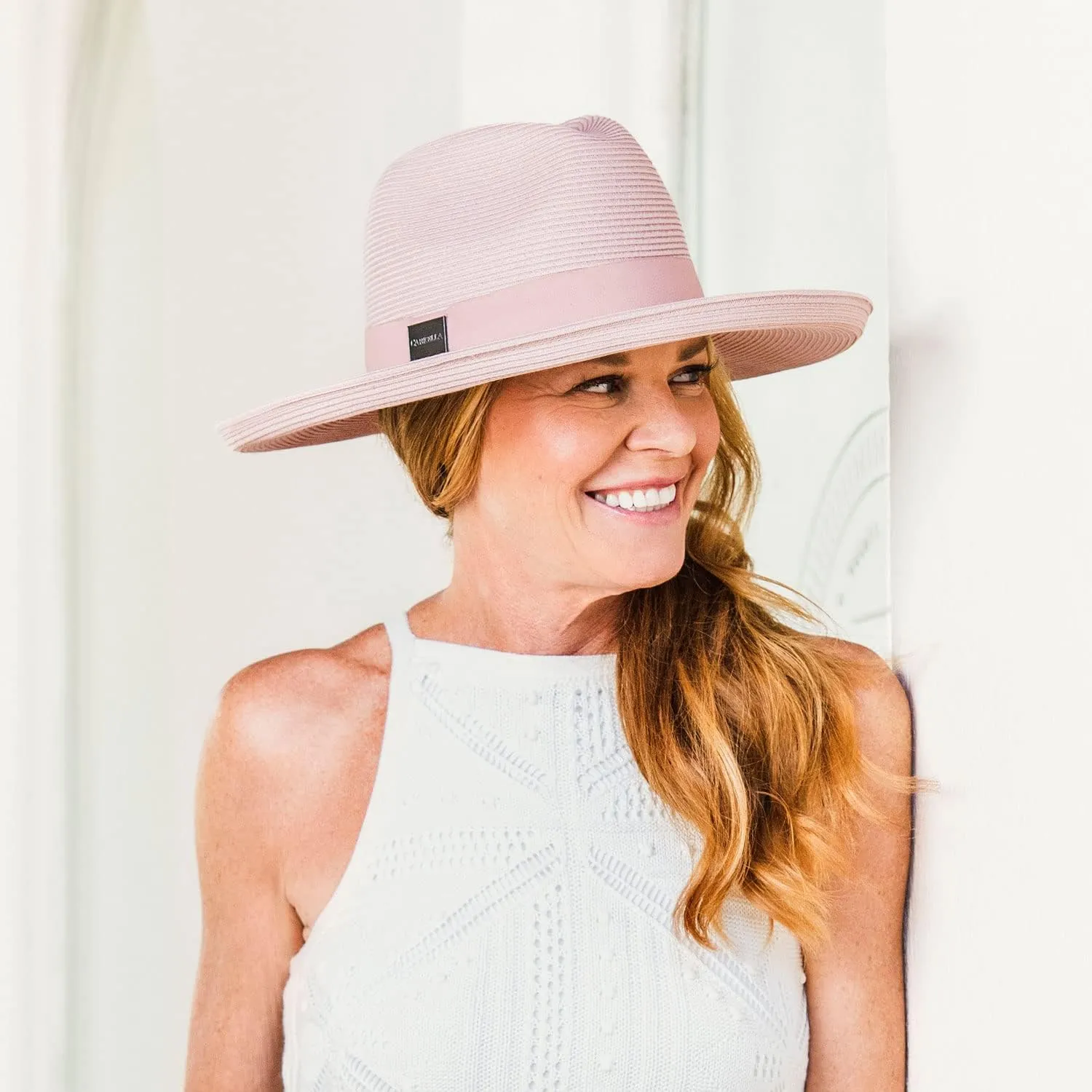 CARKELLA by Wallaroo  Womens Vivian Fedora  UPF 50  Sun Protection, Wide Brim, Packable, Adjustable for Medium Crown Sizes
