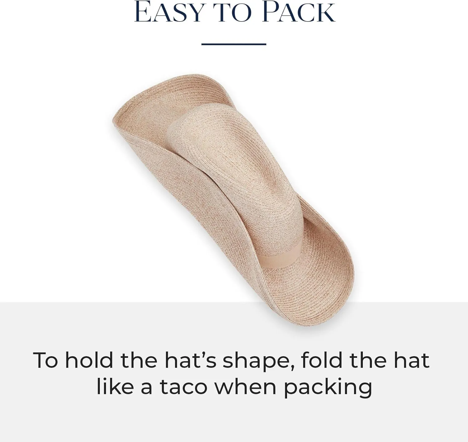 CARKELLA by Wallaroo  Womens Vivian Fedora  UPF 50  Sun Protection, Wide Brim, Packable, Adjustable for Medium Crown Sizes