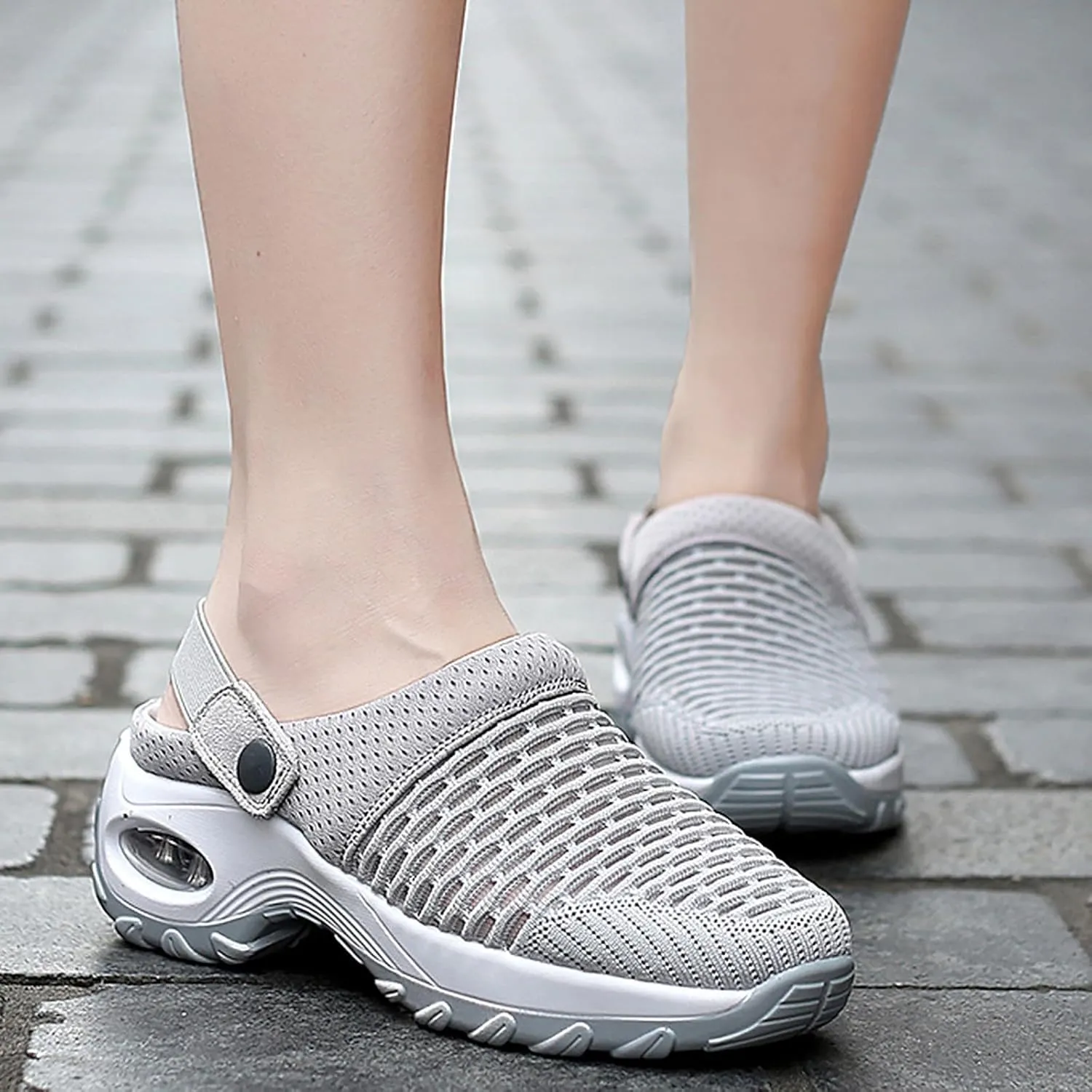 Cathalem Sandals for women 2024 Women's Orthopedic Clogs with Air Cushion Support to Reduce Back and Knee Pressure