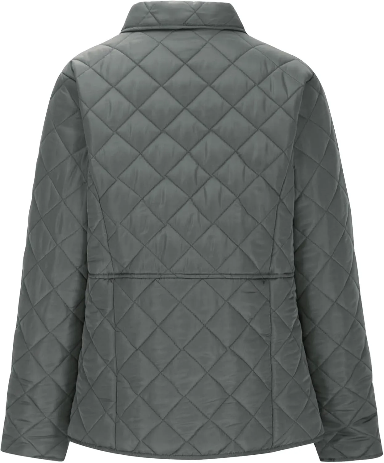 Ceboyel Women'S Quilted Barn Jackets 2024 Trendy Puffy Coats Quilted Bomber Jacket Lightweight Warm Winter Outerwear Clothing