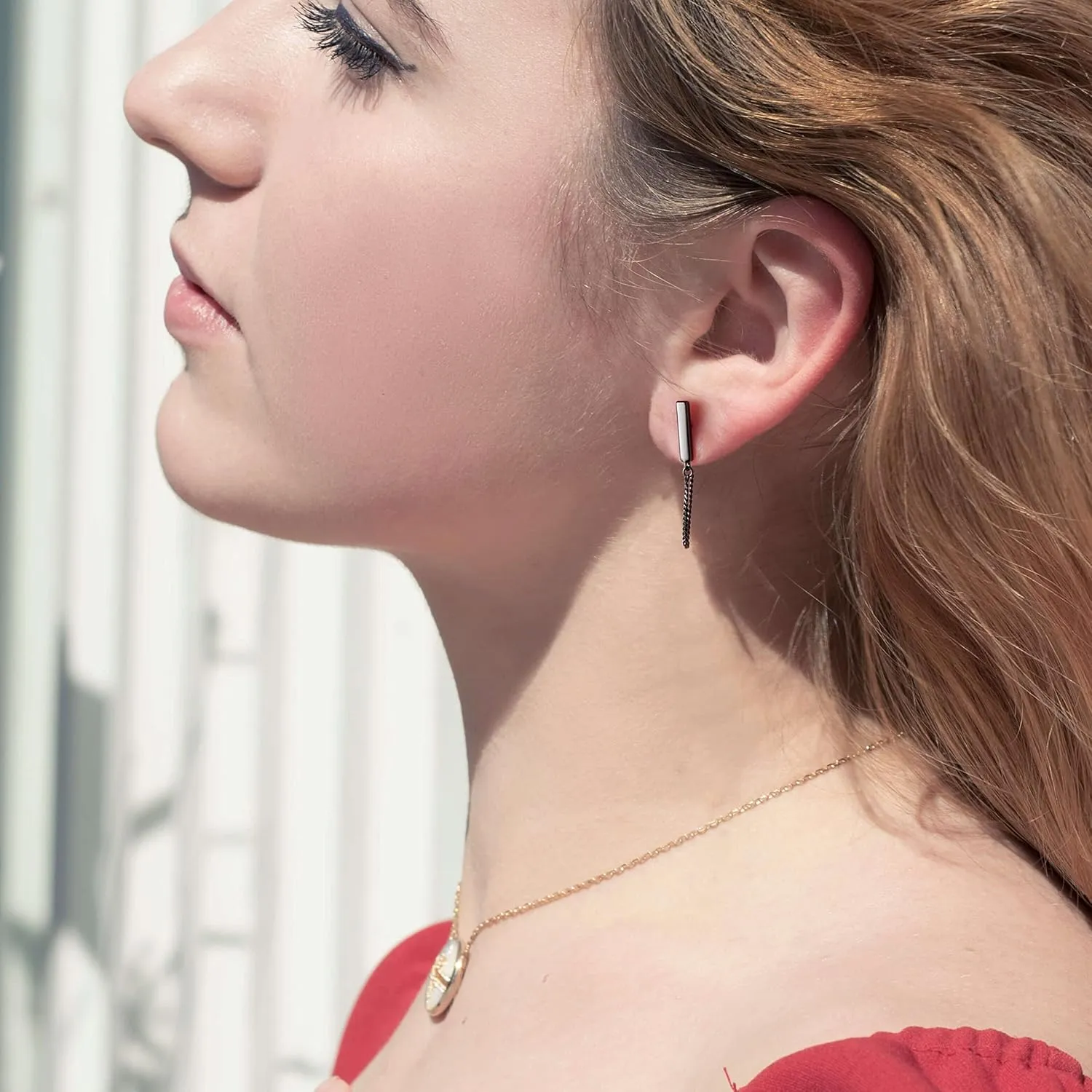 Chain Earrings for Women Dangle Earrings For Women Gold Plated Earrings for Women Sterling Silver Gold Stud Earrings for Women