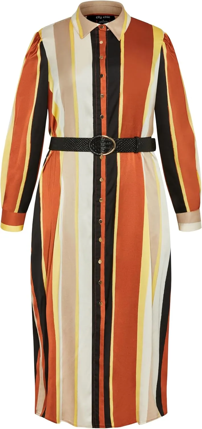 CITY CHIC Women's Norah Print Dress