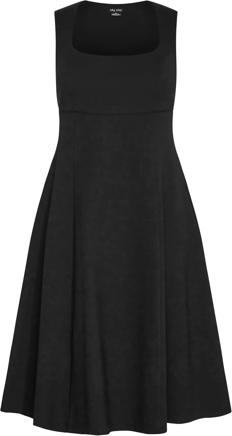 City Chic Women's Plus Size Dress - Maci Midi Sleeveless